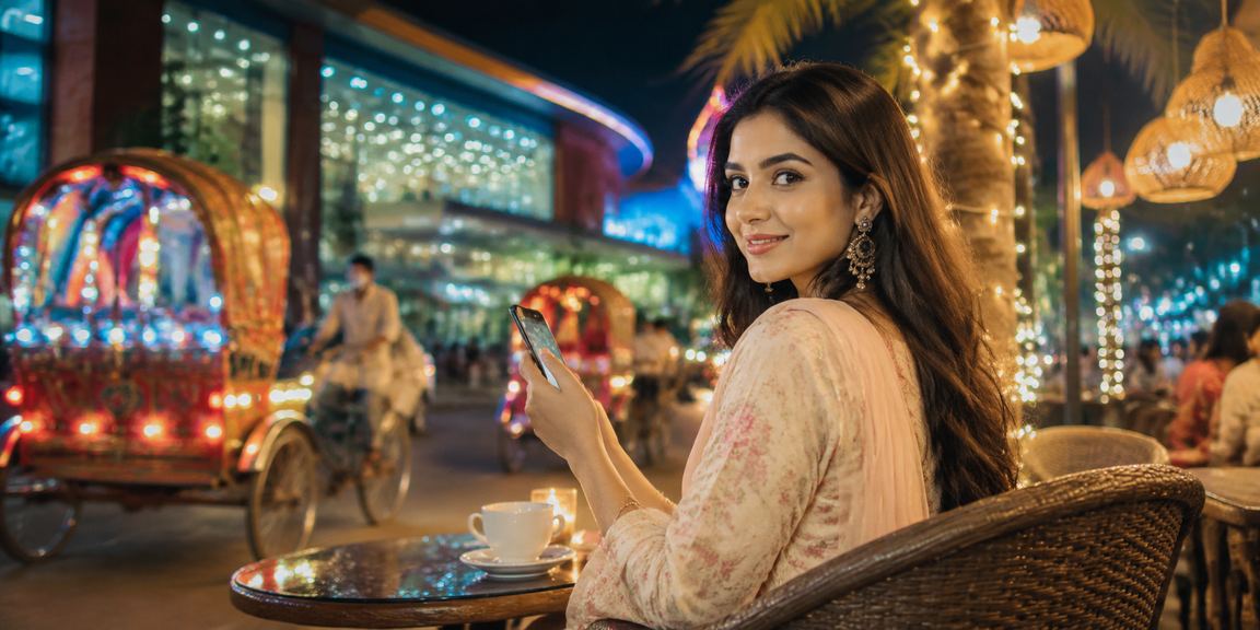 ঢাকায় মোবাইলের মাধ্যমে দ্রুত পেমেন্টের দৃশ্য